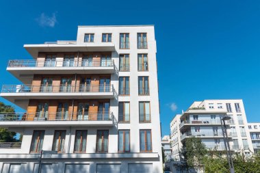 Berlin, Almanya 'da modern beyaz konaklar görüldü