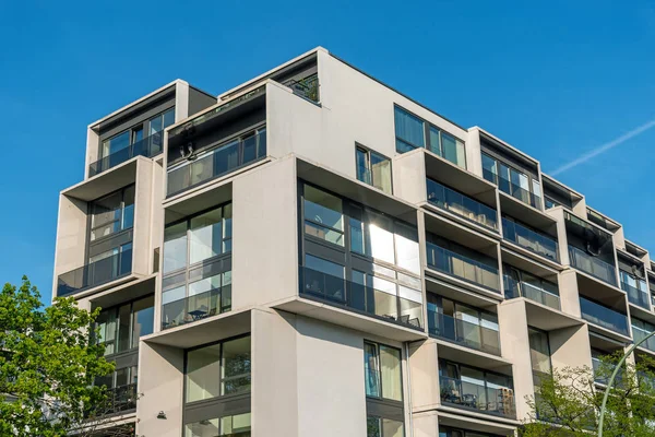 Construção Habitações Modernas Distrito Prenzlauer Berg Berlim — Fotografia de Stock