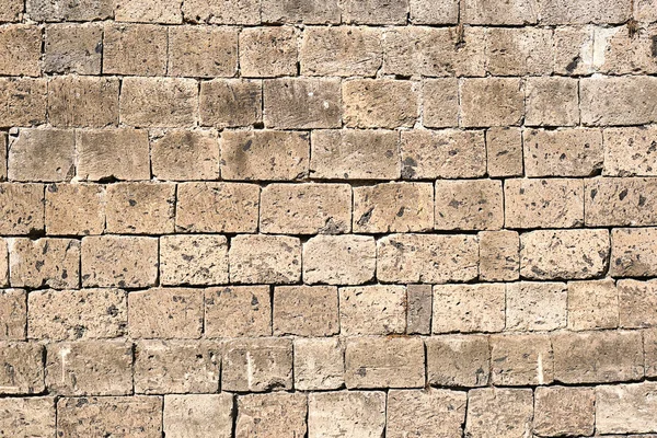 Fondo Una Pared Piedra Natural Beige — Foto de Stock