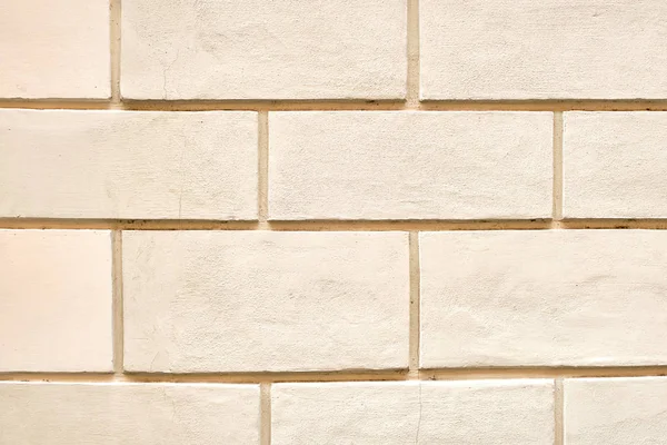 Sfondo Muro Con Lastre Pietra Beige — Foto Stock