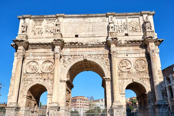 Arc Constantin Près Colisée Rome Italie — Photo