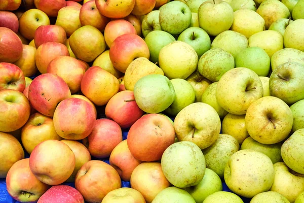 市場での販売のためのリンゴ — ストック写真