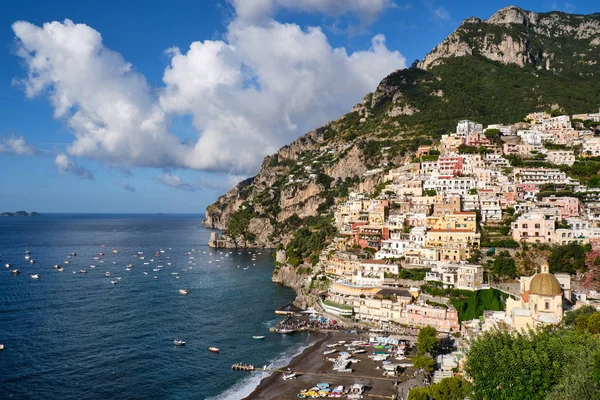 Famous Village Positano Italian Amalfi Coast — Stock Photo, Image