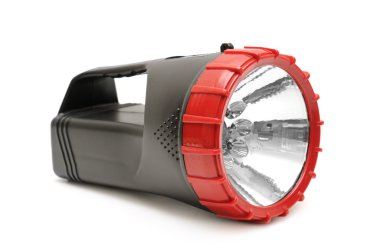 beyaz izole elektrik meşale