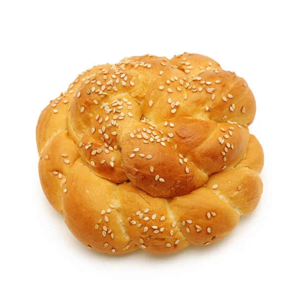 Bun isolated on a white — Stock Photo, Image