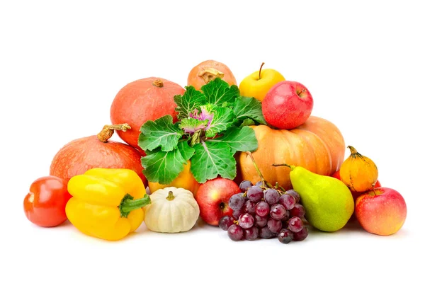 Collection fruit and vegetables — Stock Photo, Image