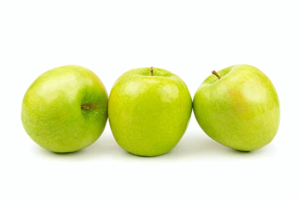 Colección de manzanas verdes — Foto de Stock