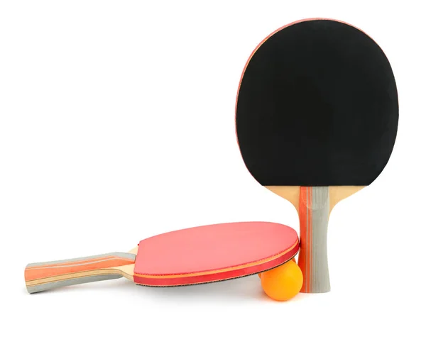 Tennisracket och boll — Stockfoto