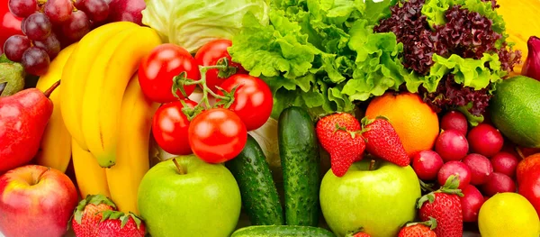 Recogida de frutas y hortalizas frescas —  Fotos de Stock