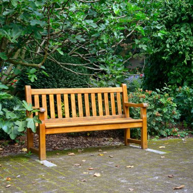 Güzel Park ahşap Bank