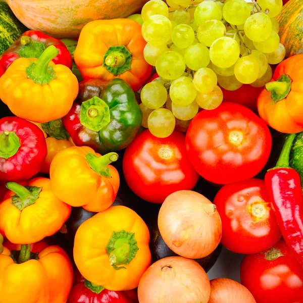 फळ आणि भाज्या संकलन — स्टॉक फोटो, इमेज