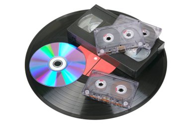 Vinil disk, ses ve video kasetleri
