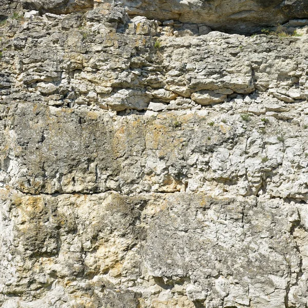 Secção geológica das rochas sedimentares . — Fotografia de Stock