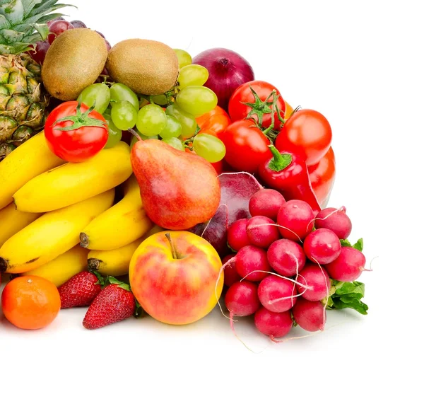 Raccolta succosa frutta e verdura — Foto Stock