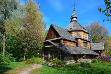 Ukrayna eski ahşap kilise.