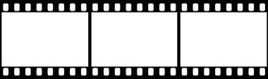 Beyaz arkaplanda çerçeve biçiminde fotoğraf filmi.