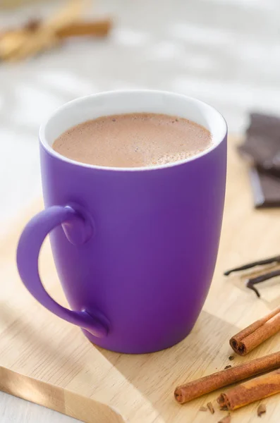 Cup of hot chocolate Stock Photo