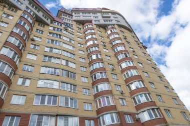 Moskova'nın yeni ilçede modern konut yüksek katlı evler