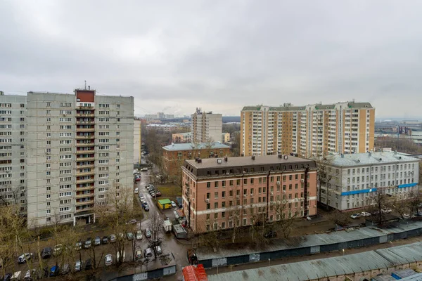 Vista do centro de Moscou na primavera — Fotografia de Stock