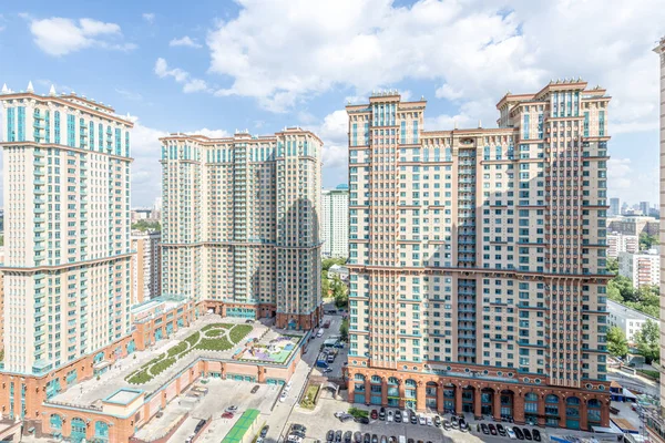 Moskova, Rusya-Moskova yeni ilçeleri 26 Haziran 2017 Modern konut yüksek katlı evler