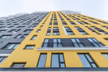 Bir modern yeni konut Moskova'da bina cephe