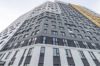 Bir modern yeni konut Moskova'da bina cephe