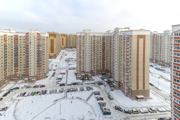 Appartement Nieuwbouw Moskou Winter — Stockfoto