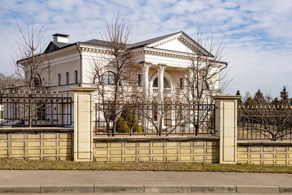 Suburban Two Story House Premium Class Mansion Moscow Region — Stock Photo, Image