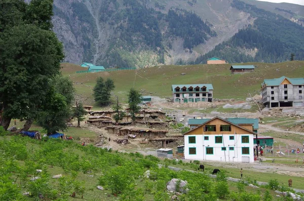 Νομαδική χωριό Sonamarg σε Ladakh, Ινδία — Φωτογραφία Αρχείου