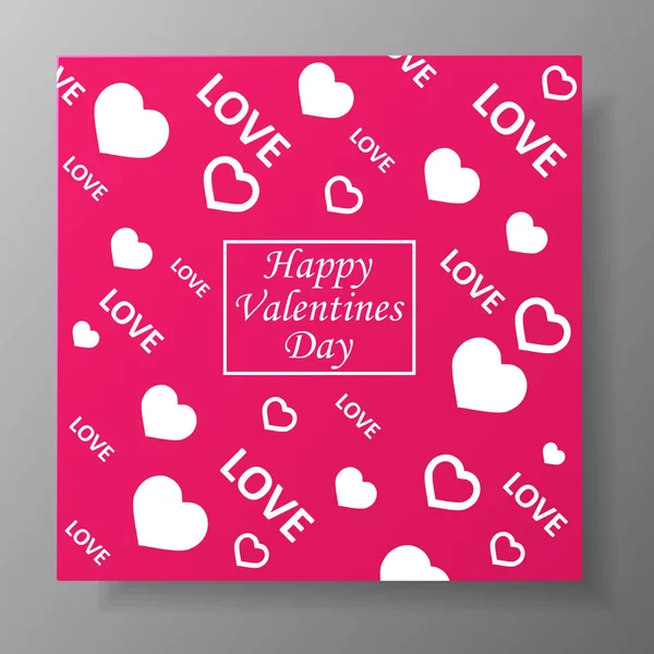 Happy Valentines Day card . Vector Illustration Vector Graphics