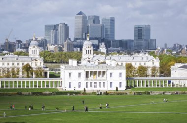 Royal naval college greenwich Londra cityscape İngiltere
