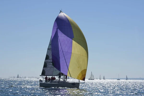 Cowes week round the island yacht race — Stock Photo, Image