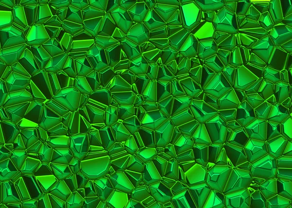 green shining emerald crystal background