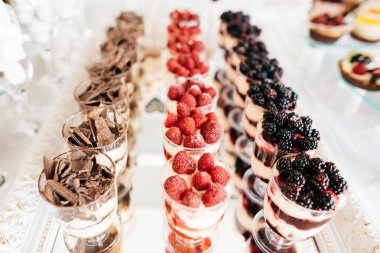 Lezzetli düğün Resepsiyon çikolata