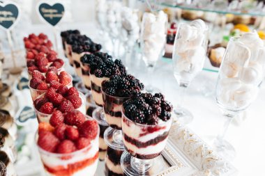 Lezzetli düğün Resepsiyon çikolata