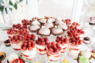 Lezzetli düğün Resepsiyon çikolata