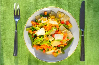 Salata sebze karışımı 