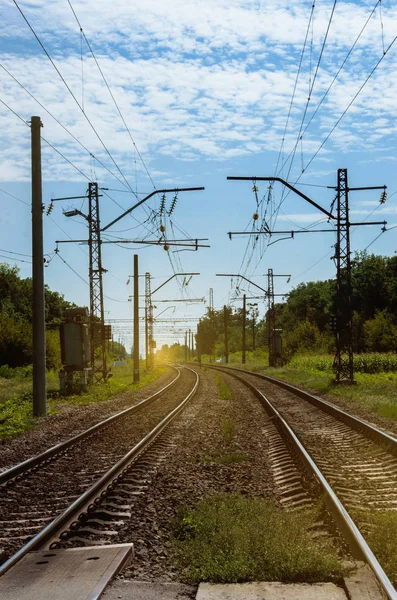 Yaz aylarında kırsal alanlarda demiryolu
