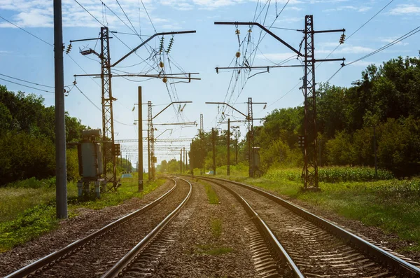 Yaz aylarında kırsal alanlarda demiryolu