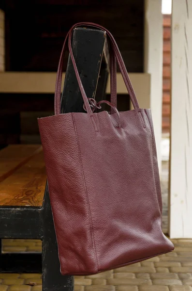Модная стильная сумка — стоковое фото