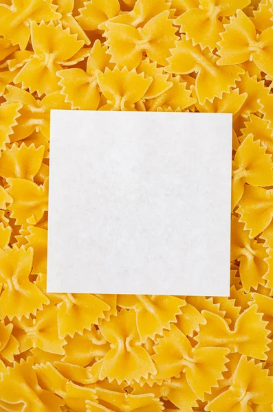 Pasta textuur achtergrond voor menu, website, ansichtkaart, decoratie — Stockfoto