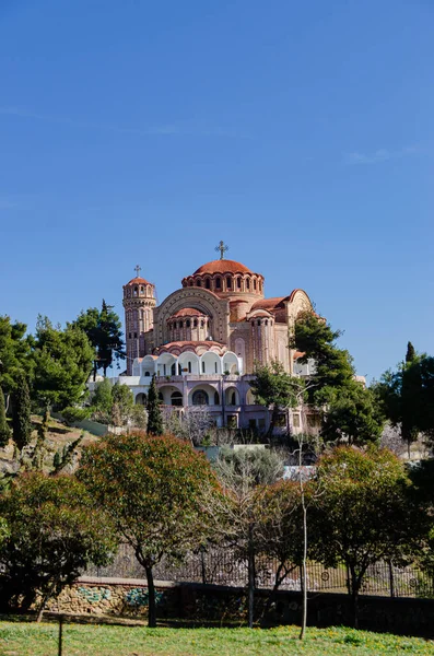 Ancient Greek Church Saint Pavlos Thessaloniki Greece Historic Ancient Architecture — Stock Photo, Image