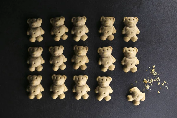 Bir ayı şeklinde kurabiye