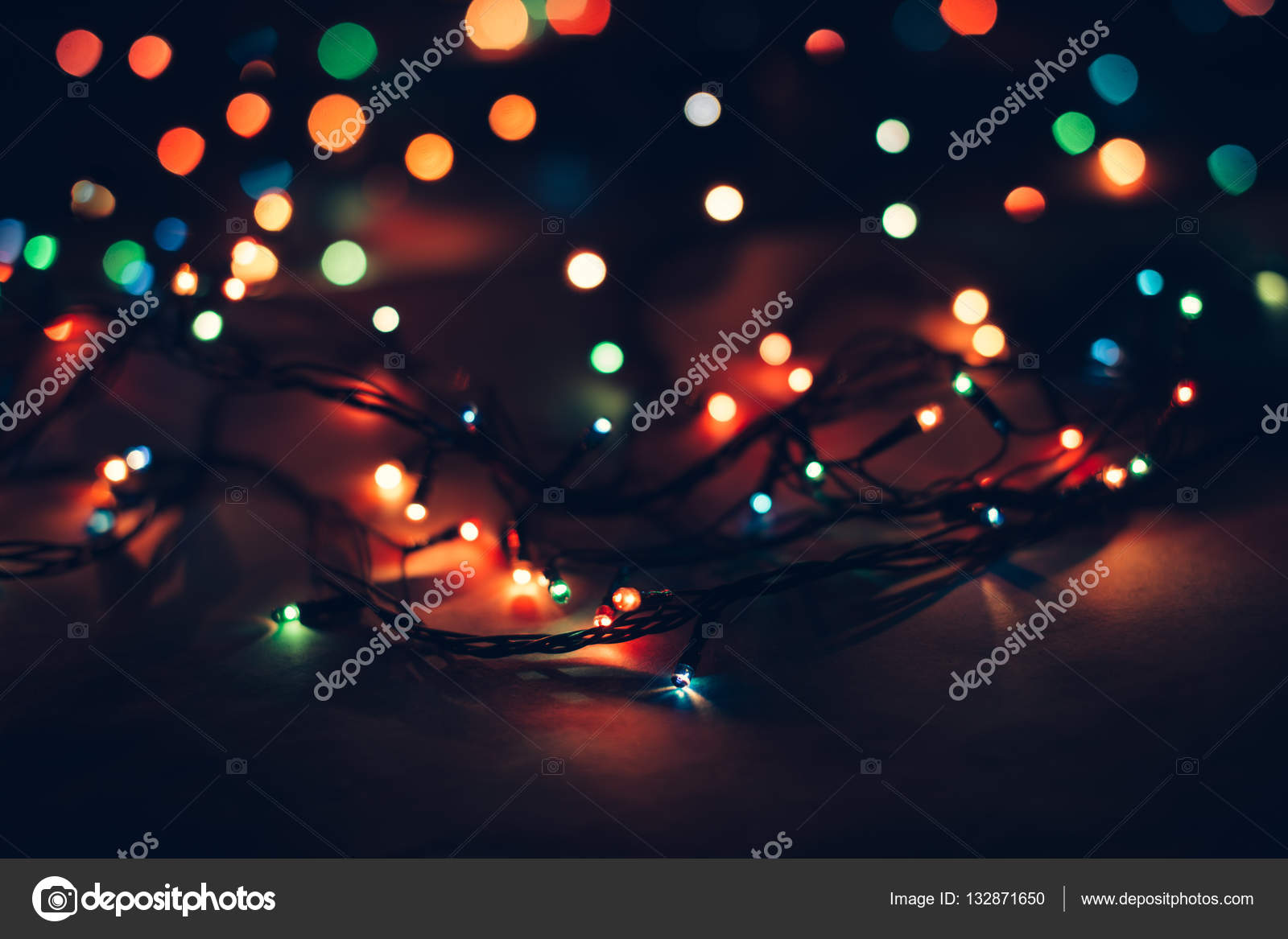 retro christmas lights