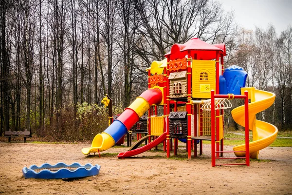 Parque infantil en City Park — Foto de Stock