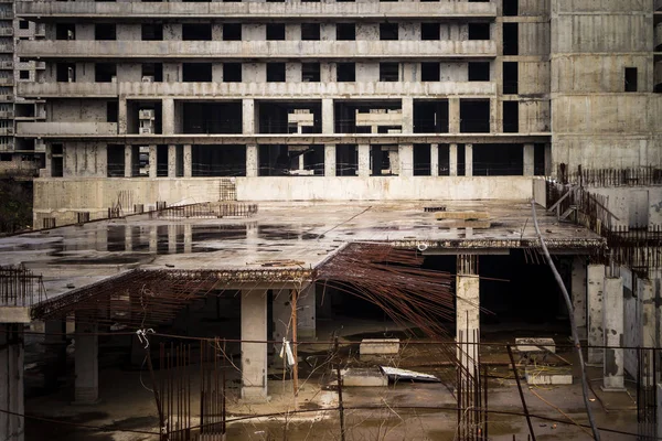 Verlaten gebouw bouw Rechtenvrije Stockfoto's