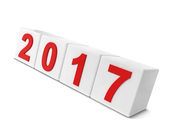 2017 year changing — Stock Photo, Image