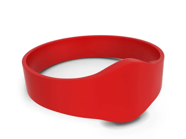 Bracelet Rfid. Illustration 3D isolée sur fond blanc — Photo