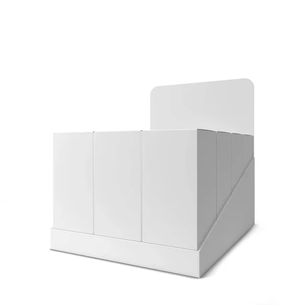 Produkt display med lådor — Stockfoto