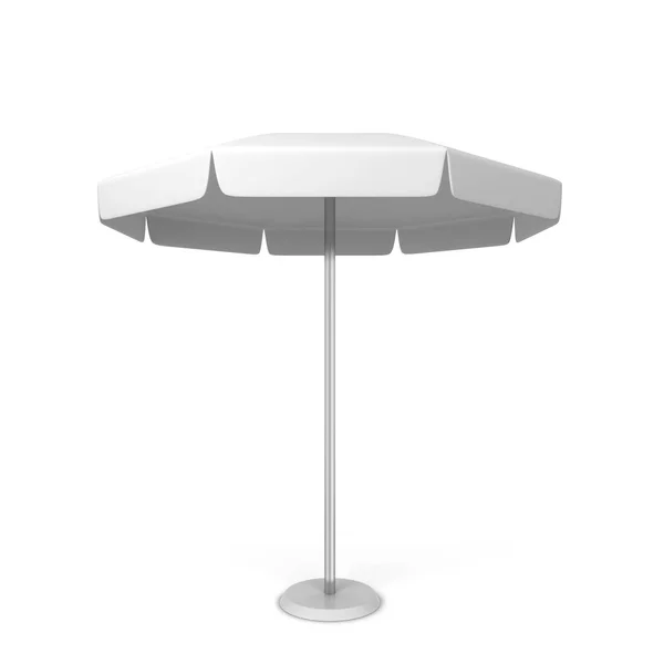 Garden umbrella. 3d illustration isolated on white background — Stock Photo, Image